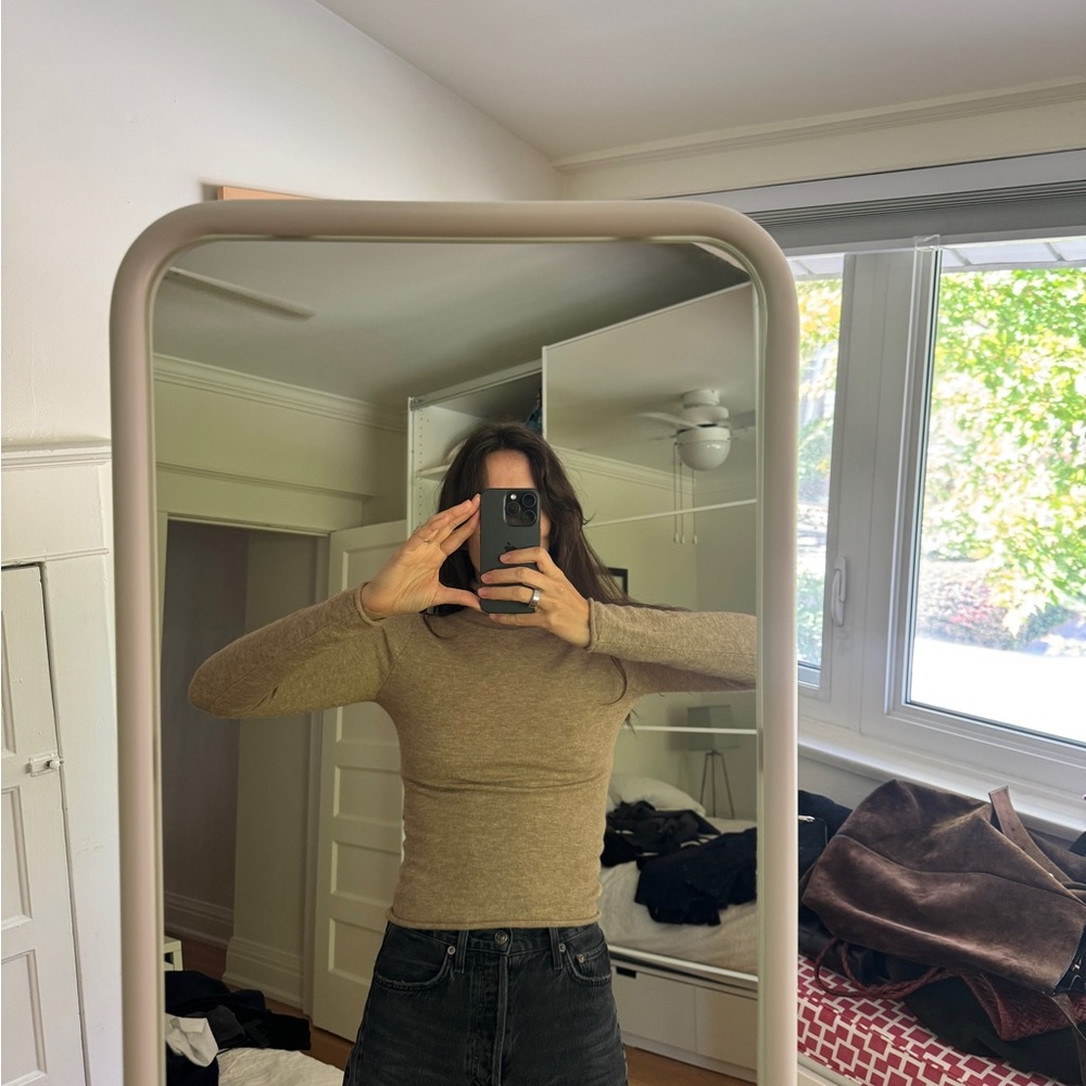 Wilfred Tan Cozy Knit Top